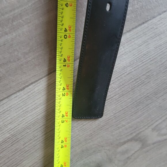 Perry Ellis Reversible Leather Belt Black & Brown With Silver-Tone Buckle - Picture 5 of 5